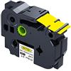 IDIK 1 pezzo IDIK nero su giallo 23,6 mm HSE-651 HSE651 hse651 HS2-651 HS2-651 termorestringente compatibile per stampanti per etichette Brother HSE hse