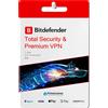 BitDefender Total Security + Premium VPN 1 Anno