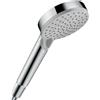 hansgrohe Vernis Blend - Doccetta per doccia a risparmio idrico 7,5 l/min (EcoSmart), Doccino con 2 getti, Soffione doccia rotondo con funzione anticalcare, cromo, 26340000