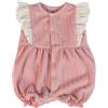 Fs - Baby PAGLIACCETTO NEONATA NASCITA MEZZA MANICA - ROUGE