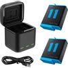Telesin Caricabatterie TELESIN a 3 slot per GoPro Hero 9 /10 /11 /12 + 2 batterie