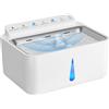 KUFOCE Fontanella per Gatti senza Fili, 5L Fontana per Gatto con Sensore di Movimento, 5000mAh Batteria, Fontana per Animali Domestici con Sterilizzazione UV