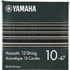 YAMAHA SA10-12 Corde per Chitarra Acustica - 12-String Light (010-047), 80/20 Bronze