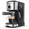 HIBREW H5A Macchina da caffè semiautomatica, serbatoio dell'acqua da 1,2 litri, 15 bar e Smart Brew - Nero