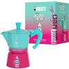 Bialetti Moka Express Squid Game© 3 Tazze, Manico Antiscottatura, Non Adatto all'Induzione, 130ml, Alluminio