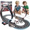 Charmofun Pista Macchinine Telecomandate Auto Elettrica per Bambini, Scala 1:43 Pista da Corsa e 2 Macchinine, Lunghezza 366 cm, Pista Cars per Ragazzi Ragazze 6+