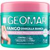 GEOMAR | Fango D'Argilla Bianca, Contro gli Inestetismi della Cellulite, per Pelli Delicate, 95% di Origine Naturale Con Tris Di Sali (Sale Marino, di Epsom e del Mar Morto), Made in Italy, 600 g