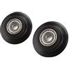 Yuecoom 2pcs Ruota di taglio della taglierina del tubo, ruota nera incisiva della taglierina del tubo dell'acciaio legato che sostituisce per l'alluminio, lame di ricambio per tagliatubi per tagliare tubi