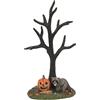 Department 56 Village Collection Accessories - Statuetta a forma di albero di Halloween, motivo: zucca rabbiosa, 19 cm, multicolore
