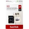 SanDisk Ultra microSD Flash Memory 128GB MicroSDXC UHS-I Class 10
