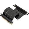 LINKUP - AVA5 Cavo Riser PCIE 5.0 | Pronto per RTX5090 RX9070 GPU | Velocità x16 128GB/s | Compatibile con PCIE 4.0 e WRX80/WRX90E | Angolo Retto Nero 20cm (Lunghezza totale 24cm)