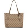 GUESS Eco Erica Elite Tote Bag Latte Logo