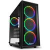 Sharkoon TG4M RGB, custodia per PC, Nero