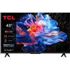 TCL Serie Smart TV 4K Ultra HD 43" 43P69K, Dolby Audio, HDR10+, Google TV