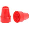 Lifeswonderful 2x Piedini per Bastone o Stampella in Gomma Rossa - 19mm e 22mm - di Lifeswonderful (22mm)