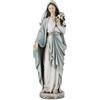 Grace4Joy Statua Madonna Beata Maria: statua della Madonna Vergine Maria, elegante decorazione per la casa, dipinta a mano, Santa Maria con gigli, collezione Renaissance.
