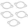 Kuuleyn Guarnizione di Scarico, 5 Pezzi 3 `` Guarnizione in Metallo per Tubo di Scarico in Ceramica con Anello Rinforzato Downpipe da 3 Pollici 76 mm