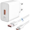 YuSailng 66W SuperCharge Caricabatterie per Honor Magic 6 Lite 200 Lite 90 Lite X8a X8b,66W Caricatore Rapido con 6A Cavo USB C 2M USB C Adattatore di alimentazione per HONOR 90 70 Lite X9b per HONOR Magic 6