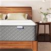 MOLPHIT Materasso Singolo 90x190 Altezza 25cm con certificazione OEKO-TEX, Materasso Memory Medio Rigido, Materassi Singolo a Molle e Schiuma, Materassi Ergonomico Sostenuto, Elevata Traspirabilità