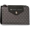 Pepe Jeans Bethany Portafogli e portamonete in similpelle, nero, verde, diverse misure, Nero, taglia unica, Portacarte