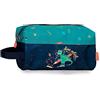 Enso Dino artist Borsa da toilette adattabile multicolore 20,5x16,5x6 cm Poliestere