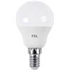FSL Lampada led sfera fsl 7,5w e14 luce calda 3000k classe energetica f