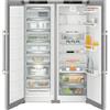 Ⓜ️🔵🔵🔵 LIEBHERR XRFsd 5230 Plus NoFrost - Frigorifero Side-by-Side, GARANZIA 10 ANNI INCLUSA* originale LIEBHERR, frigo-congelatore con EasyFresh e NoFrost, acciaio inox, 185,5 x 120,4 cm, Nuova classe D e D