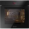 Ⓜ️🔵🔵🔵 ILVE OV601GT3 - Forno multifunzione elettrico, Incasso, 60 cm, Capacità 65 L, Vetro temperato, Temp. 320°C, 16 funzioni, Display touch TFT, Linea Professional Plus, Nuova classe A+