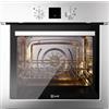 Ⓜ️🔵🔵🔵 ILVE OV60SMPVS1 - Forno elettrico multifunzione, Incasso, 60 cm, Capacità 69 L, Acciaio inox, Temp. 270°C, 9 Funzioni, Linea Professional Plus, Nuova classe A