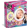 Clementoni Crazy Chic - Make-up Unicorn Mirror, Trousse Trucco Lavabile , Set Completo con Cosmetici e LED Ring Light,Clementoni,Eta 6+