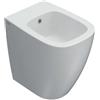 CERAMICA GLOBO Genesis bidet 50 a terra 1foro bcol filo parete fissaggi ghost bianco lucido codice prod: GN010BI