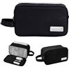 Namenand Borsa da Toilette da Viaggio per Donna e Uomo,borsa da bagno, accessori da viaggio, astuccio per trucco, da donna, organizzatori di servizi igienici - Nero