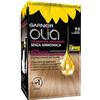 Garnier Olia Colorazione Permanente senza Ammoniaca, Migliora Visibilmente la Qualità dei Capelli, Copre il 100% dei Capelli Bianchi, 9.0 Biondo Chiarissimo