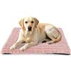BVAGSS Cuscino per Cani, Ultra Morbido Materassino Lavabile per cani, Base Antiscivolo,Ortopedico Letto per cani Cuscino Cane XH082 (100x80cm,Rosa)