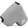 Megagear MG1166 Custodia in Neoprene compatibilie con Panasonic Lumix DC-FZ82, DC-FZ70, FZ72, Grigio