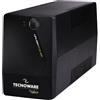 Tecnoware Power Systems Tecnoware UPS 900VA per PC/Modem, NO Gaming/Console, Gruppo di Continuità ERA PLUS, 2 Schuko, Protezione Blackout e Sbalzi tensione per PC, Modem, Videosorveglianza, Punto Cassa, NAS, POS