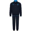 SSC Napoli Tuta Leggera Blu, EA7, Prodotto Ufficiale, Logo SSCN, Estiva, tasche laterali, chiusura zip, M