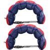 BEOIUCZZY 2 pezzi cinture da nuoto gonfiate, cintura da nuoto regolabile, cintura gonfiabile da allenamento per il nuoto per bambini e adulti, sport acquatici allenamento nuoto nuoto assistito, rosso