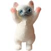 GIUSOBG Antistress Giocattoli da Spremere di Gatto 13cmx7cm, Squishy Gatto Fidget Anti Stress Squeeze Toy, Relax per Bambini e Adulti, regali di Natale Regalo di Relax e Divertimento (D)