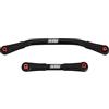 INJORA Sterzo Collegamento Acciaio Inossidabile con estremità Plastica per 1/24 RC Crawler Auto Axial SCX24 C10 Deadbolt JLU Gladiator Bronco,Nero