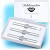 Whitesensation® Set di sbiancamento dei denti premium con guida a LED, penna gel e strisce [l'originale] - Sbiancare i denti per denti bianchi in 6 giorni - Sbiancamento dei denti e sbiancamento -