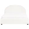 Beliani Letto matrimoniale contenitore minimalista bianco sporco 160 x 200