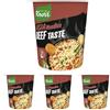 Knorr Noodles Beef Taste, Noodles Istantanei, Beef Taste, Pronti in 3 Minuti, Spezie Selezionate - 63 gr (Confezione da 4)