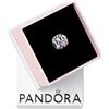 PANDORA Ciondolo con margherita in argento 9 con smalto viola e rosa sfumato
