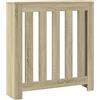 vidaXL Copertura Termosifone Rovere Sonoma 78x20x82 Legno Multistrato, copritermosifone, Copertura termosifone Ampia, Copertura Sottile termosifone