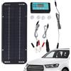 EsEico Mantenitore Caricabatteria Solare per Auto, 20W 12V/24V | Kit di Ricarica Pannello Solare per Auto, Moto, Camion, Trattore, Motoslitta