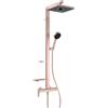 Ideal Standard Alu+ colonna doccia, miscelatore monocomando, BE204RO, Alu+ oro rosa opaco [Rubinetteria Bagno > Colonne Doccia]