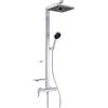 Ideal Standard Alu+ colonna doccia con miscelatore, miscelatore monocomando, BE204SI, Alu+ silver opaco [Rubinetteria Bagno > Colonne Doccia]
