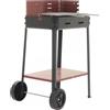 Seven Italy Flavia c/r 45 - Barbecue in ferro artigianale a carbone - 45,5x29,5cm