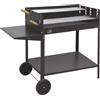 Mille Calypso - Barbecue in ferro artigianale a carbone - 70,5x22cm